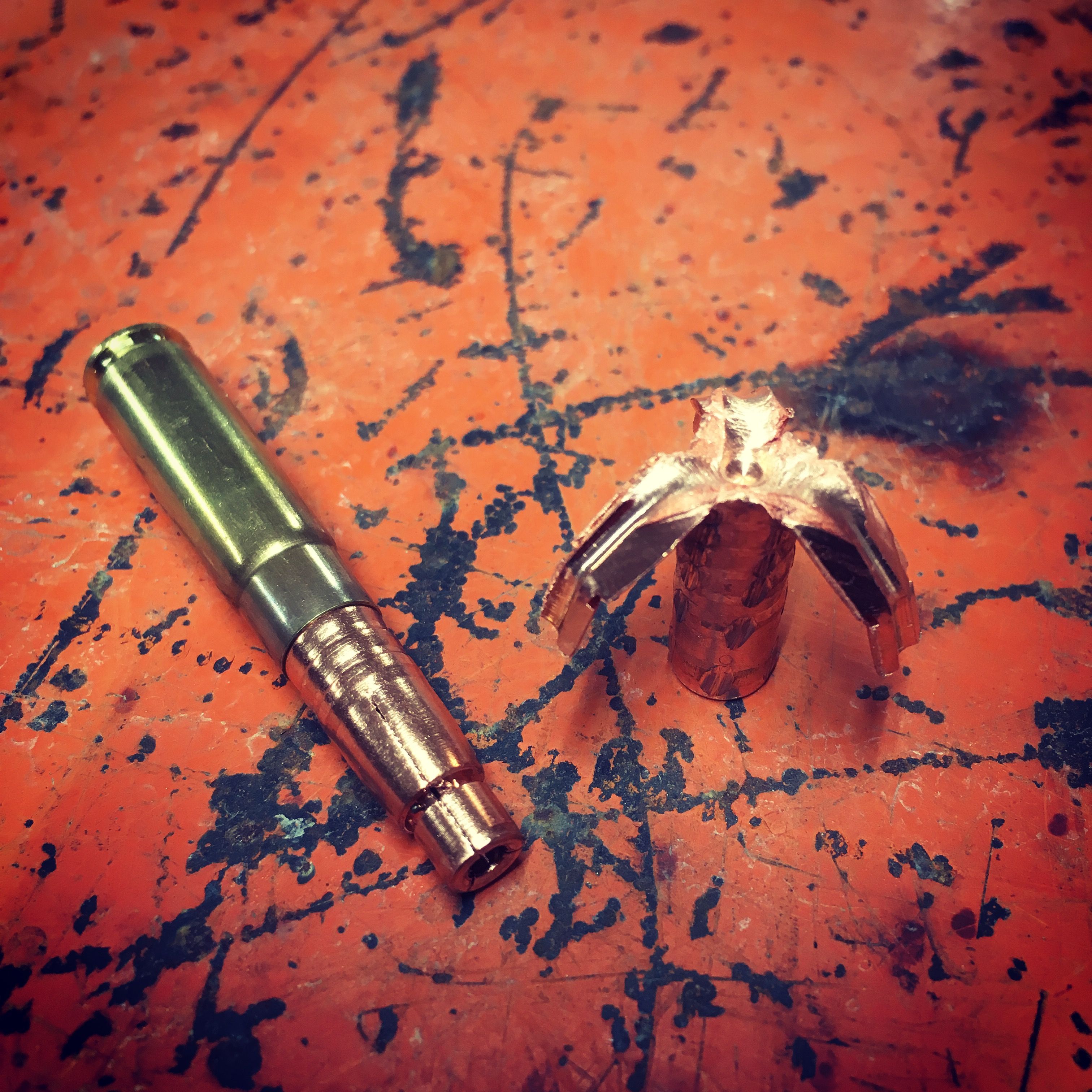 Discreet Ballistics machined copper projectiles for the 300 Blackout. subsonic hunting ammo.