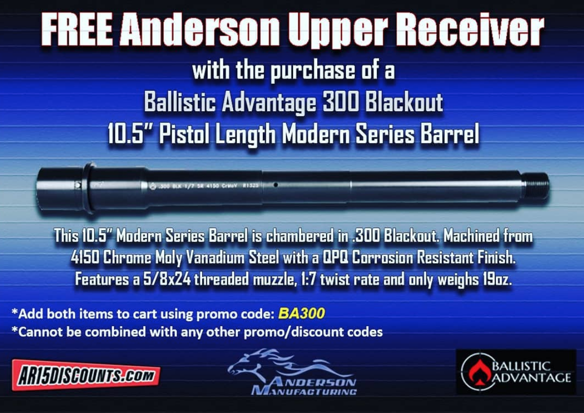 300blk barrel free anderson