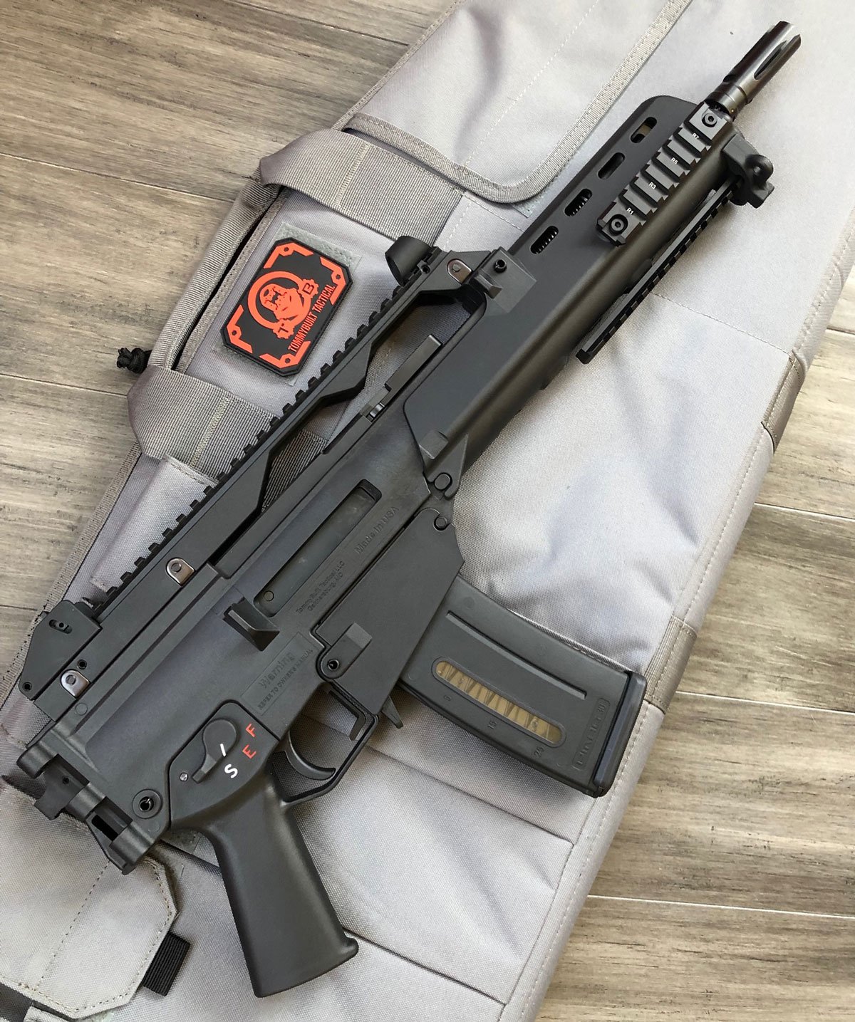 Complete G36C Airsoft AEG Outer Barrel, Hopup, Flashhider