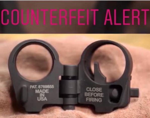 counterfeit LAW Tactical Folding Stock Adapters