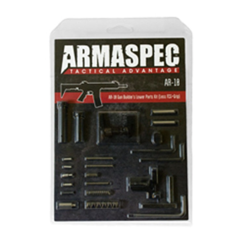 Armaspec AR-10 Gun Builders Stainless Lower Parts Kit