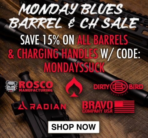 Monday Blues Barrel & Charging Handle Sale